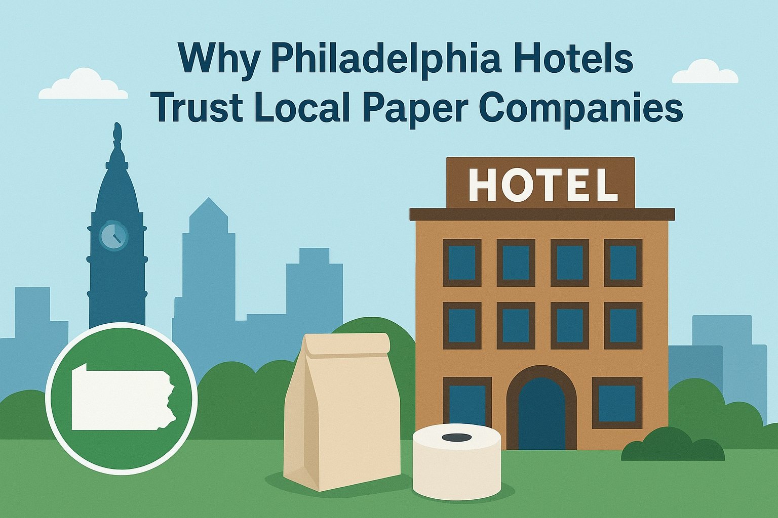 Why Philadelphia Hotels Trust Local Paper Companies for Their Supplies