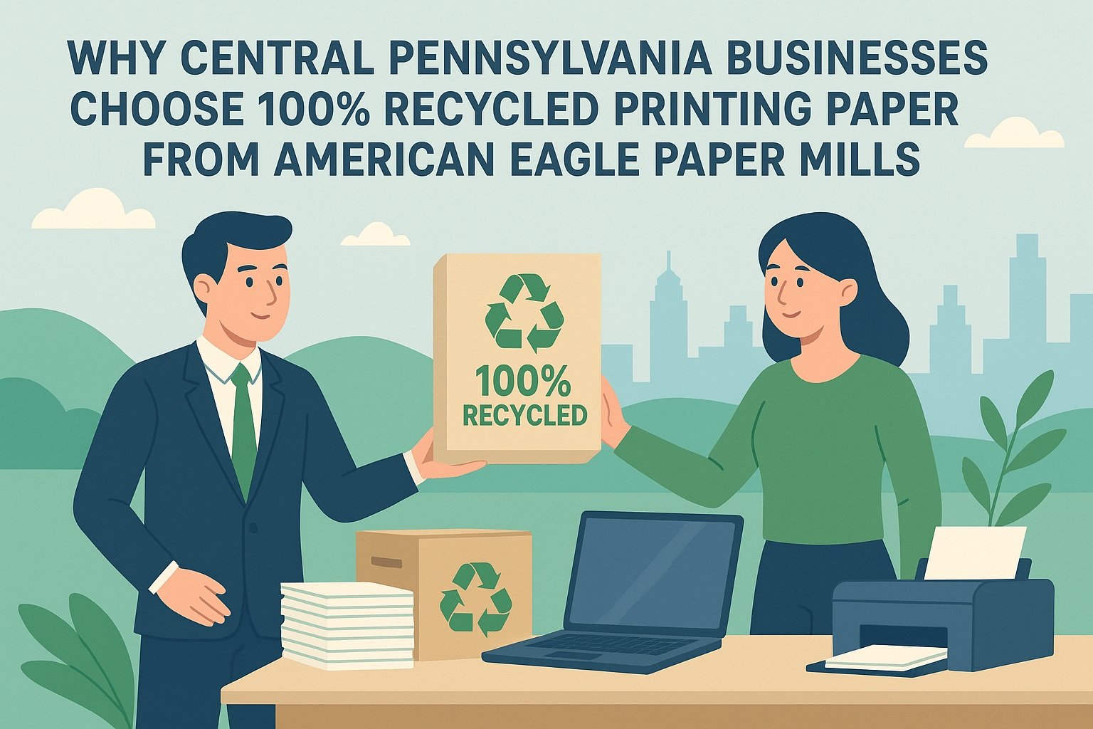 Why Central Pennsylvania Businesses Choose recyclable printing paper