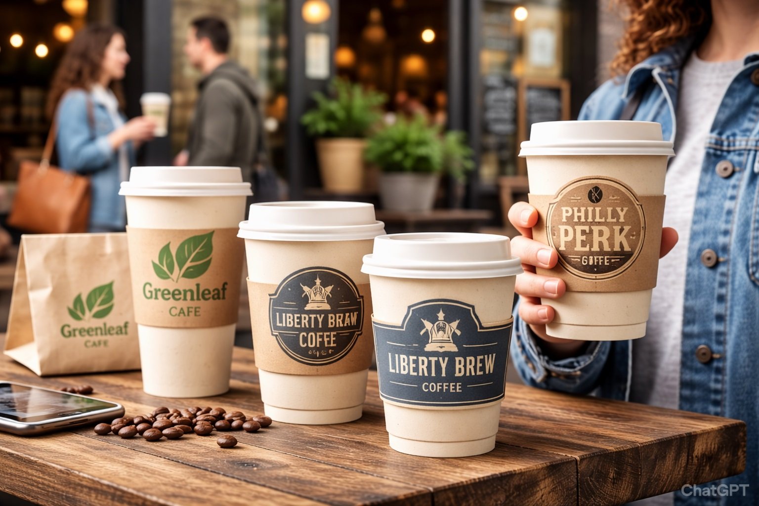 How Branded Coffee Cups Drive Foot Traffic for Philadelphia Cafes
