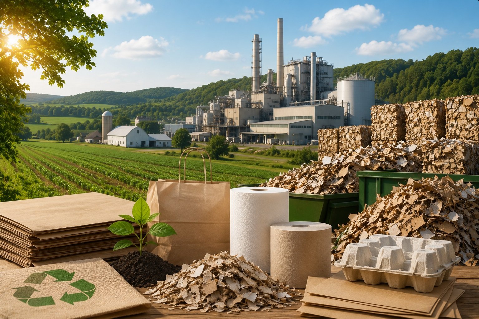 How Recycled Fiber Supports Central PA’s 2026 Sustainability Goals