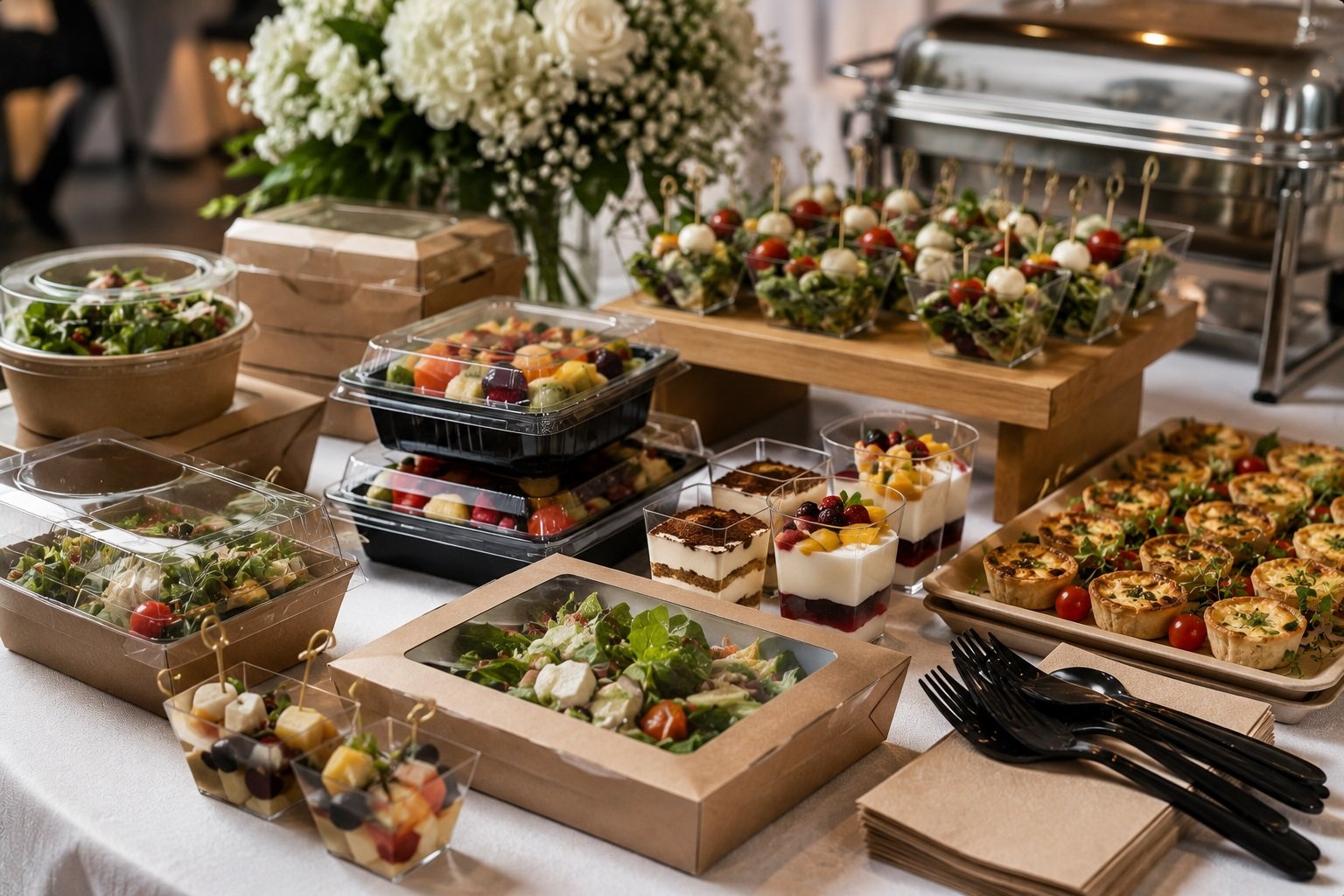 How the Right Catering Packaging Improves Food Presentation at Events