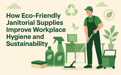 How Eco-Friendly Janitorial Supplies Improve Workplace Hygiene and Sustainability