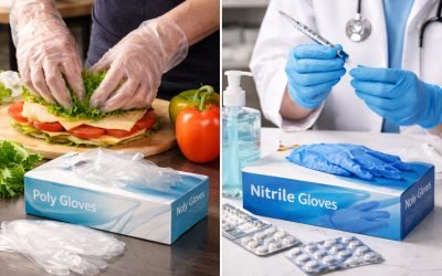 Poly vs Nitrile Gloves Best Choice for Philly Food & Medical Use